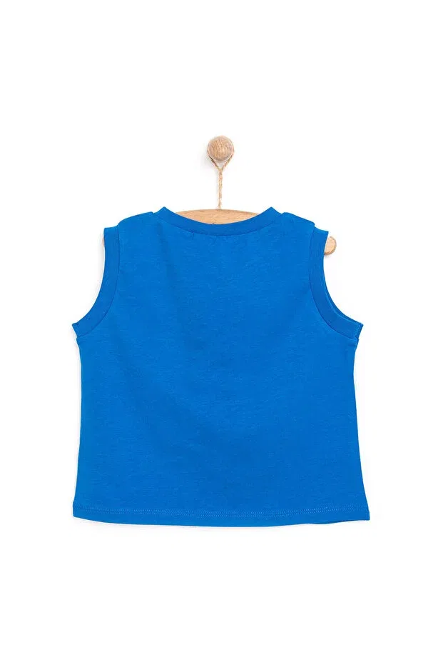 Детская футболка для мальчиков хлопковая Mickey Mouse Athlete Disney, Blue — фото 2