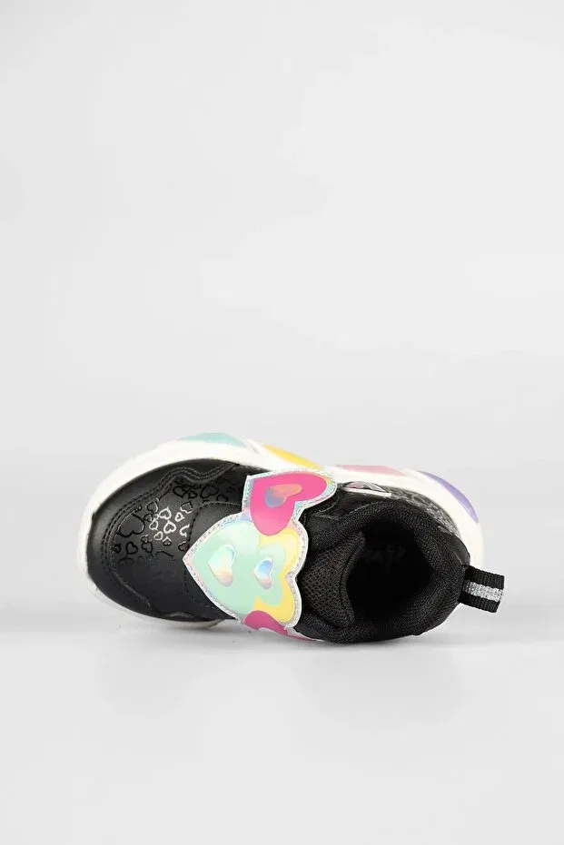 Детские туфли для девочек из PU Lovely baby shoes Vicco, Black — фото 2