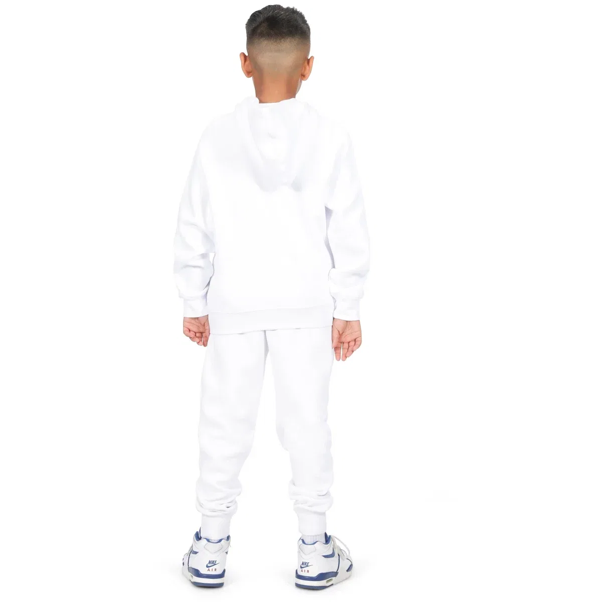Детский худи на молнии с принтом Everyday Kids, White — фото 4