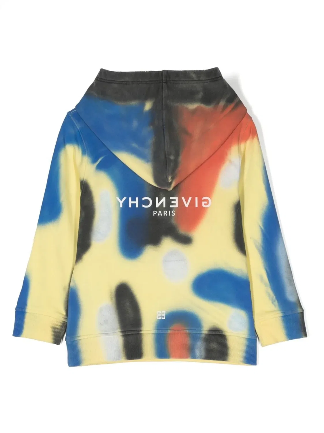 Худи с эффектом граффити и логотипом Givenchy, мультиколор — фото 2