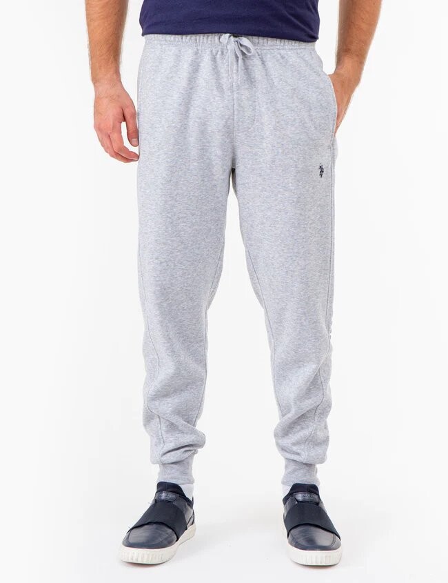 

Брюки U.S. Polo Assn.Embossed Logo Jogger, светло-серый