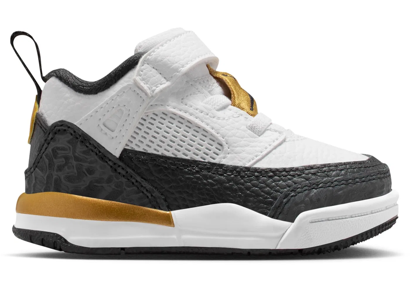 Детские кроссовки Lifestyle Jordan Spizike Low Jordan, White/Metallic Gold/Black