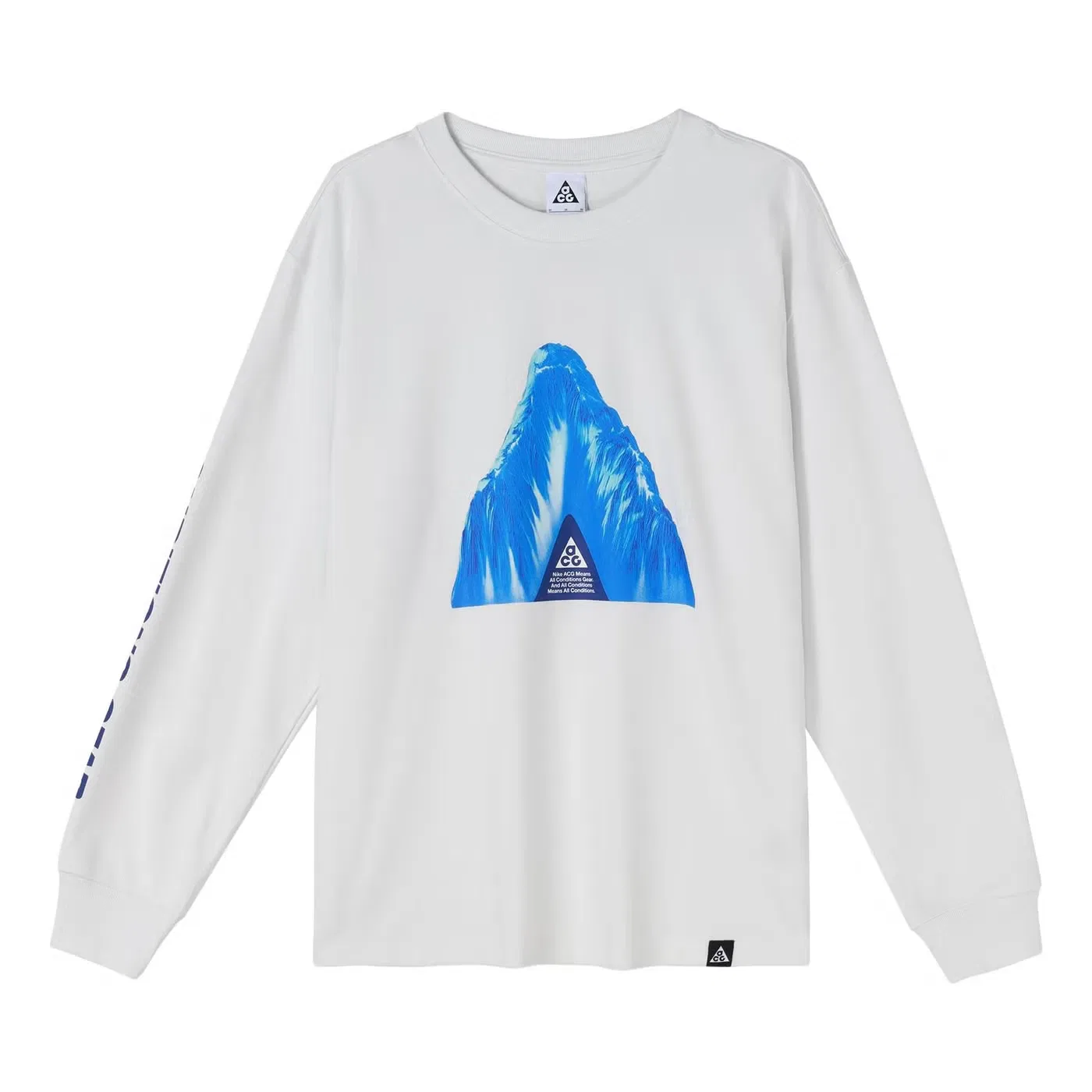 Лонгслив с принтом Ice Cave Nike, белый