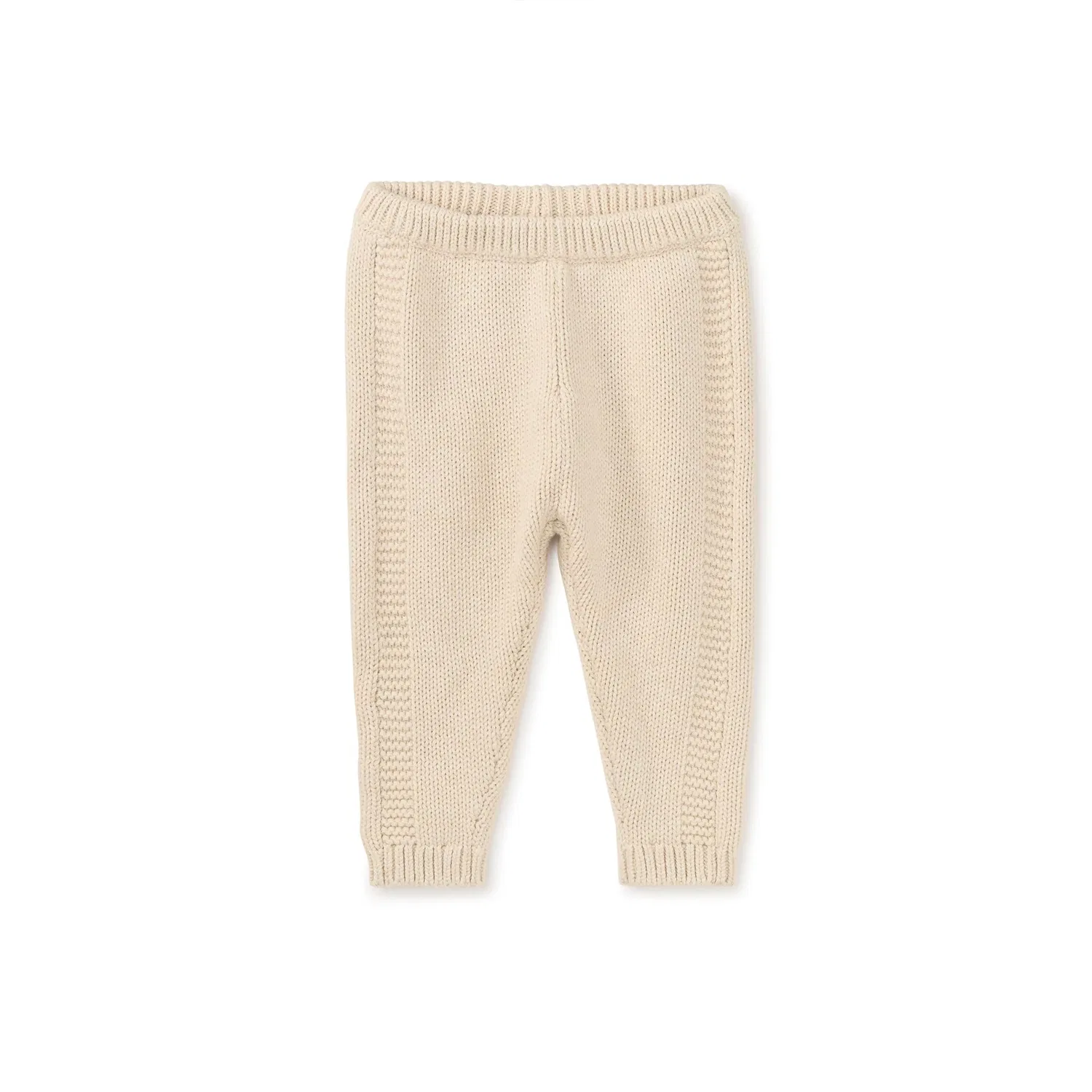 Детские брюки хлопковые с боковой строчкой Tea Collection, Oatmeal Heather