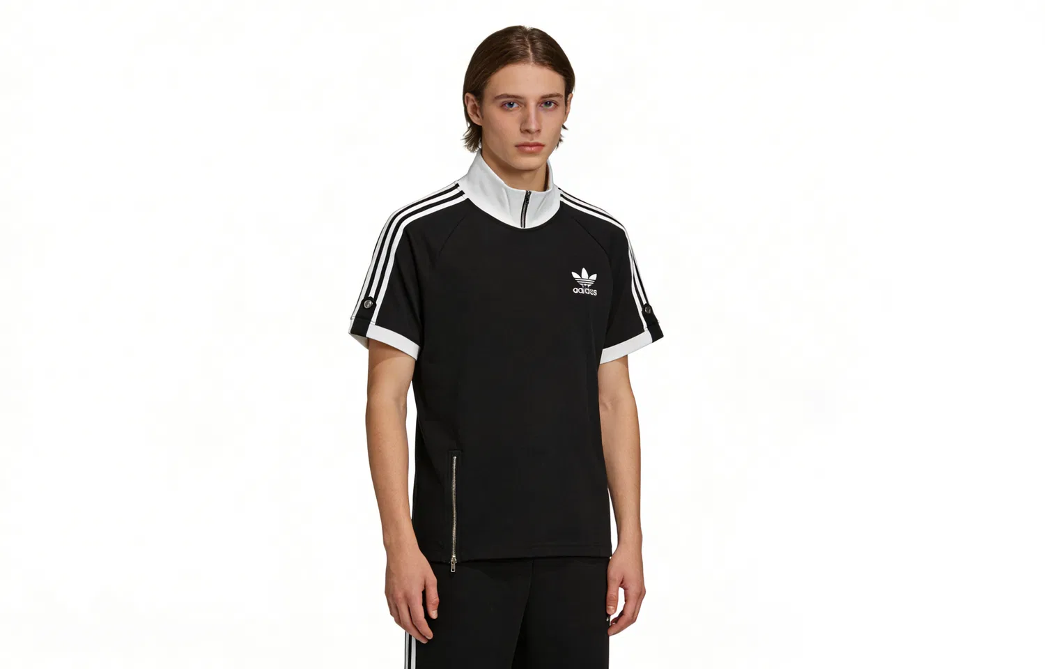 Футболка с принтом Adidas Originals ADICOLOR CLASSICS, City Hem-Black — фото 4