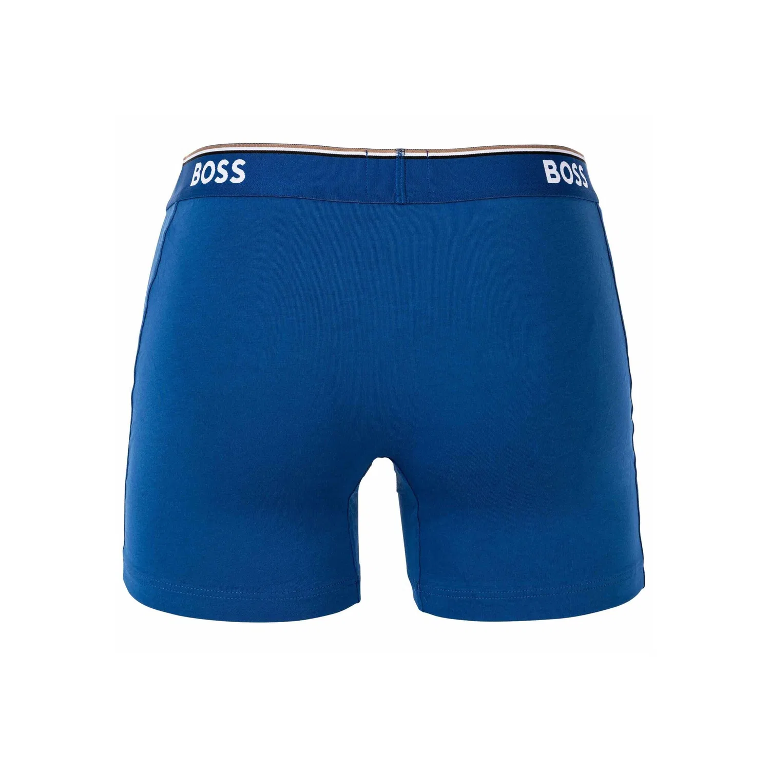 Мужские боксеры из мягкого хлопка BOSS, Blue — фото 3
