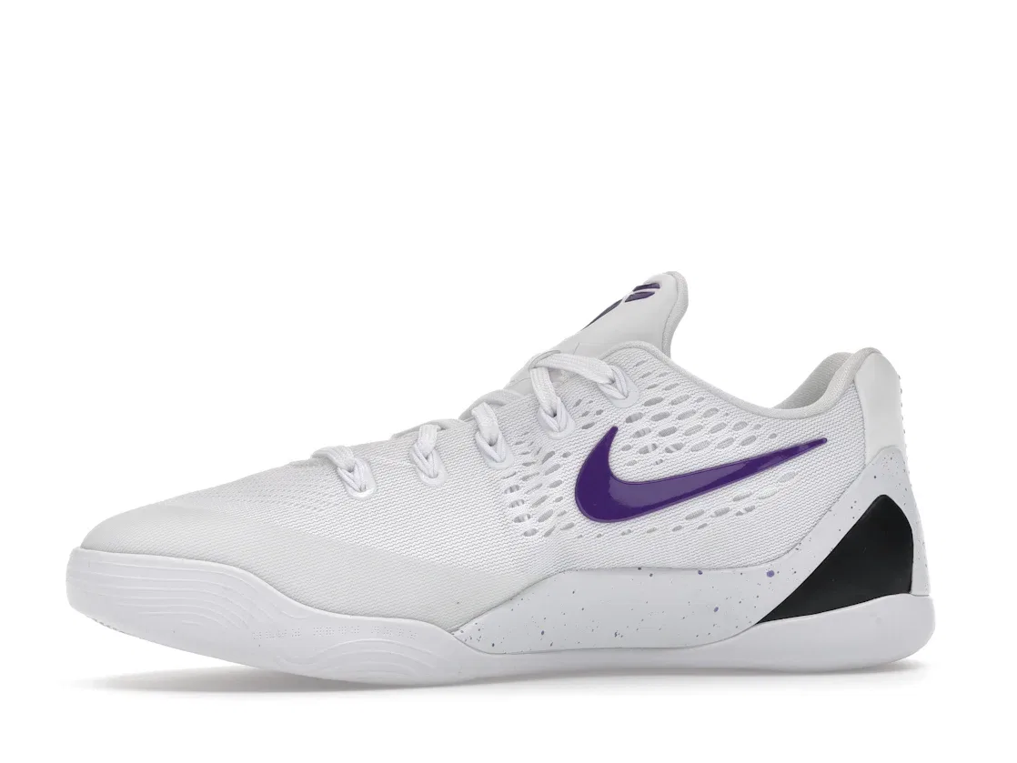 Детские кроссовки для баскетбола Nike Kobe 9 EM Low TB, White Court Purple White — фото 3