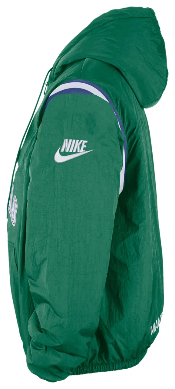 Худи для мужчин Mavericks Woven LND Half-Zip Nike, цвет Green/Multi — фото 3