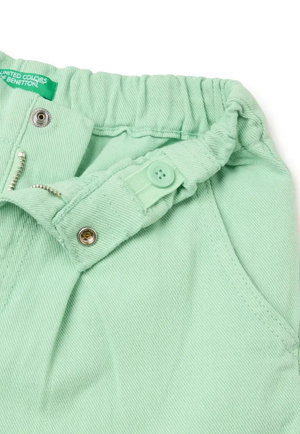 Джинсовые шорты United Colors Of Benetton, зеленый — фото 3