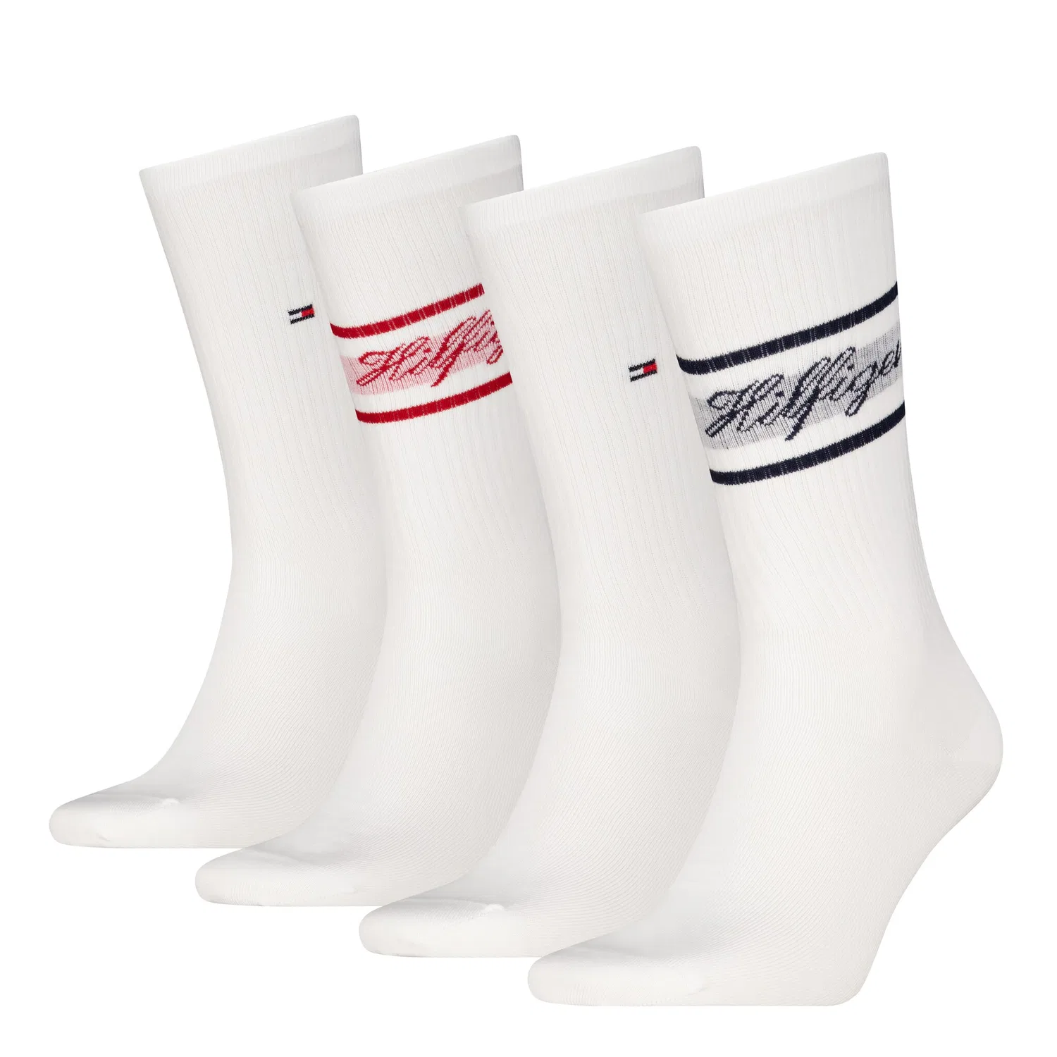 Мужские носки спортивные 4 пары Tommy Hilfiger, White