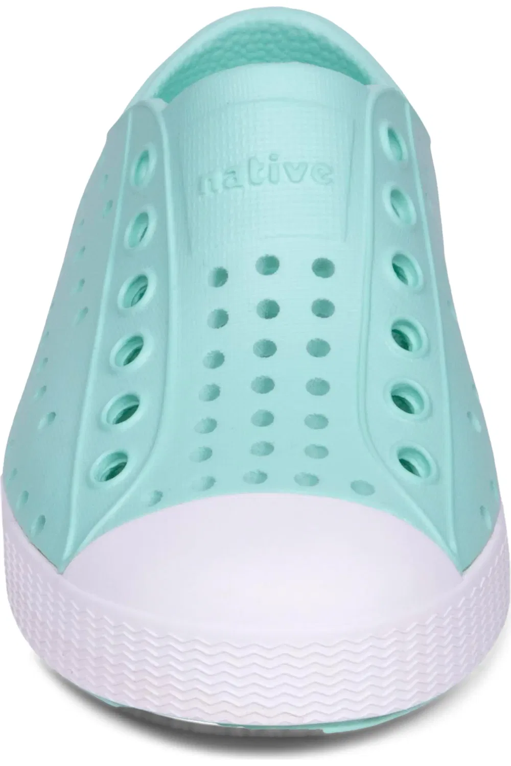 Кеды детские водонепроницаемые Jefferson Slip-On Native Shoes, Fresco Green/Shell White — фото 4