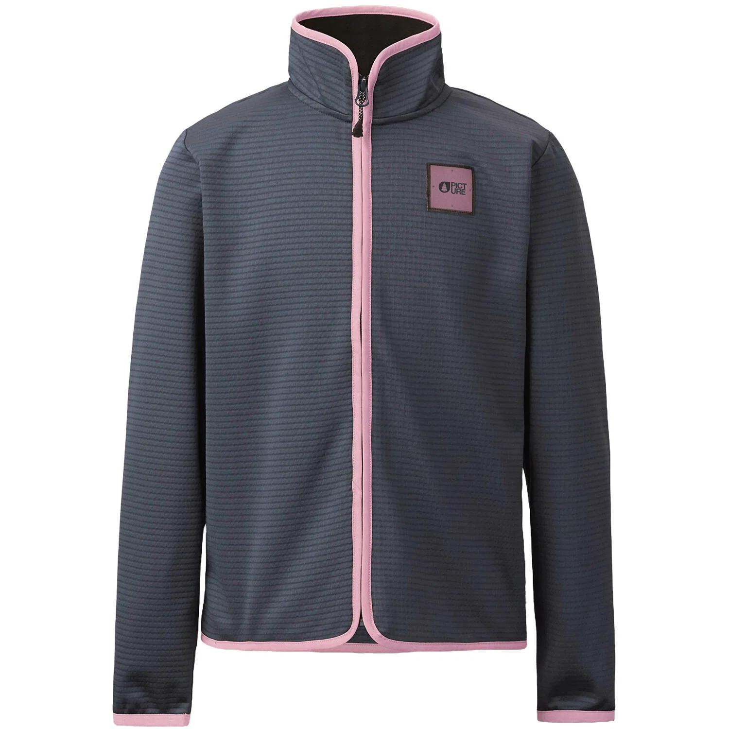 Детская флисовая куртка Bakee Grid Youth Fleece Picture, Blau