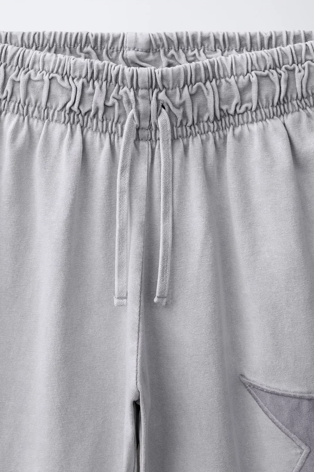 ШИРОКИЕ БРЮКИ С ЭФФЕКТОМ ВЫСТИРАННОЙ МАТЕРИАЛА «ЗВЕЗДА» ZARA, Grey — фото 3
