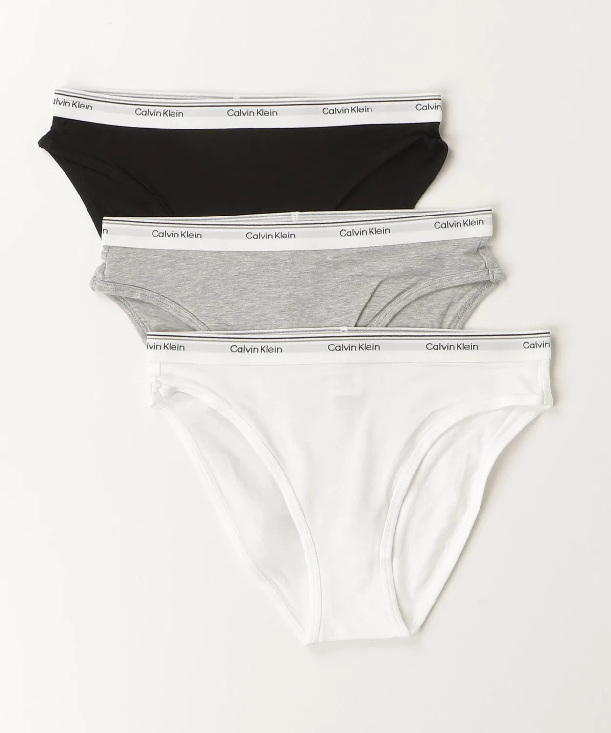 Женские трусы-бикини с высокой посадкой, комплект из 3 штук Calvin Klein, Multi