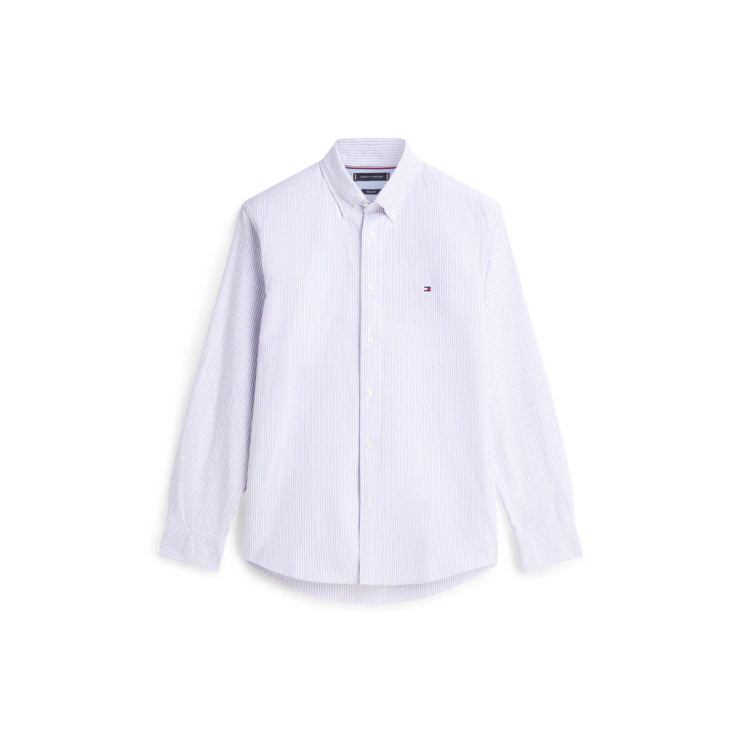 Мужская рубашка с длинным рукавом Regular Fit Tommy Hilfiger, Royal Blue/White — фото 4