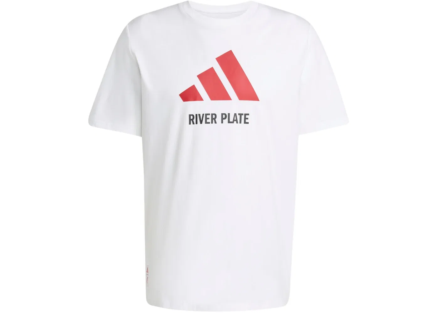 Мужская футболка с принтом River Plate Seasonal Graphic Tee Adidas, белый
