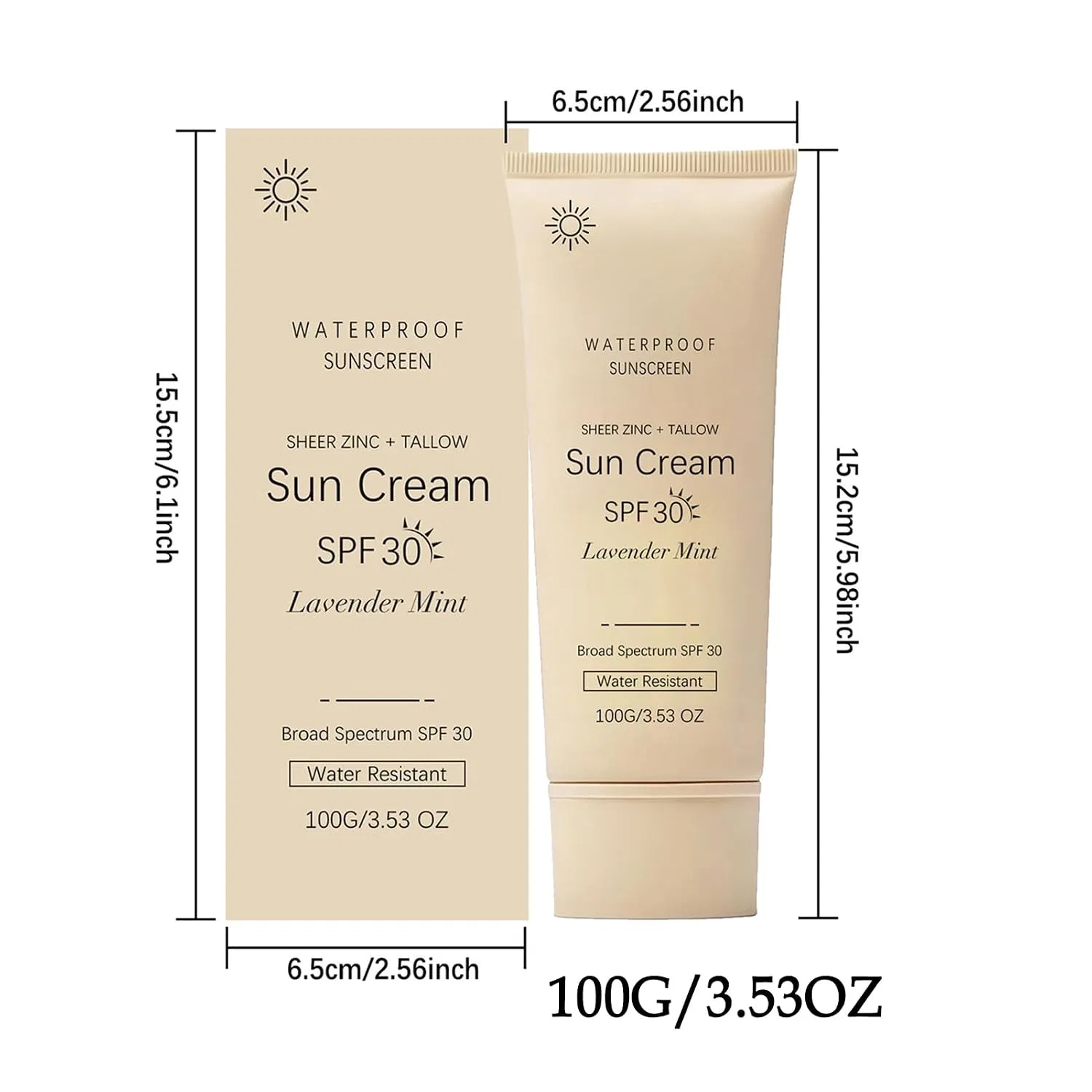 Солнцезащитный крем UV-Schutzcreme, легкая лосьон, SPF, 130 г Generisch — фото 2