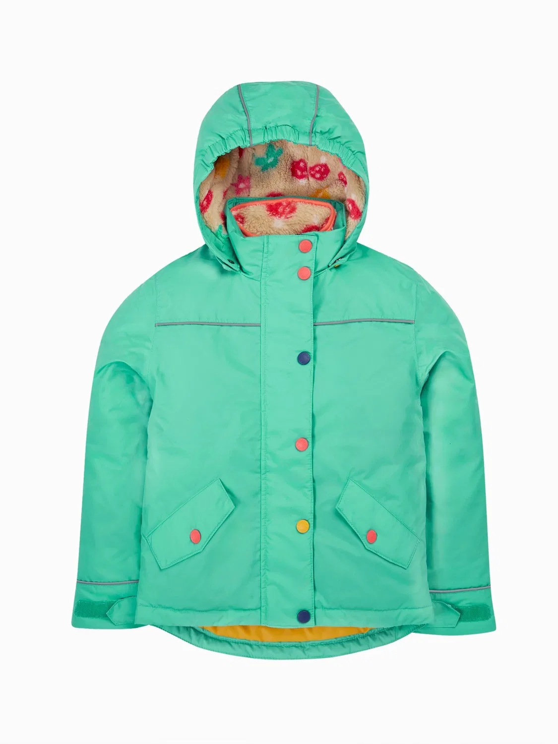 Пальто 3-в-1 Frugi Rambler, зеленое