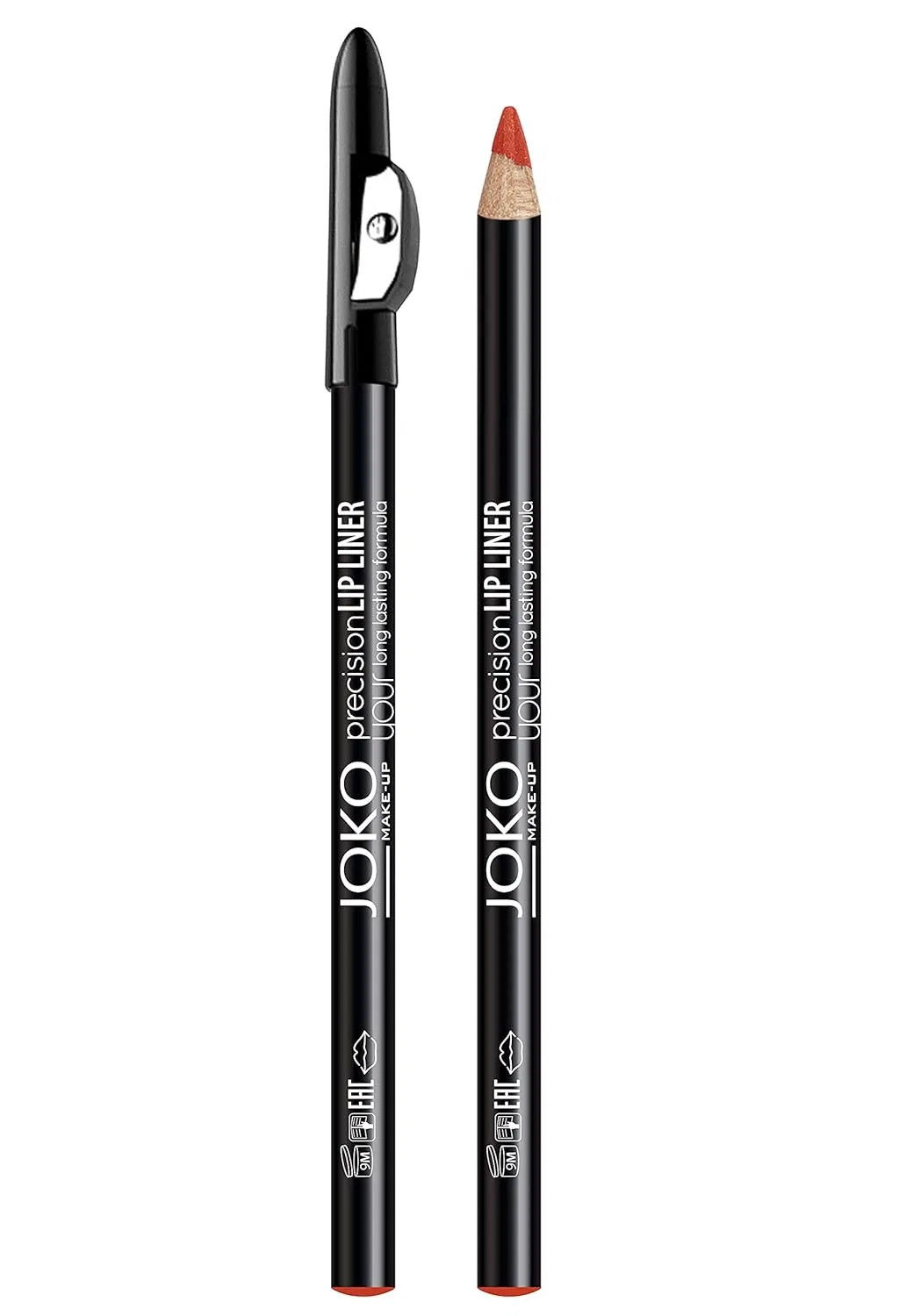 Карандаш для губ сатиновый JOKO 47 Orange-Red, 3 г