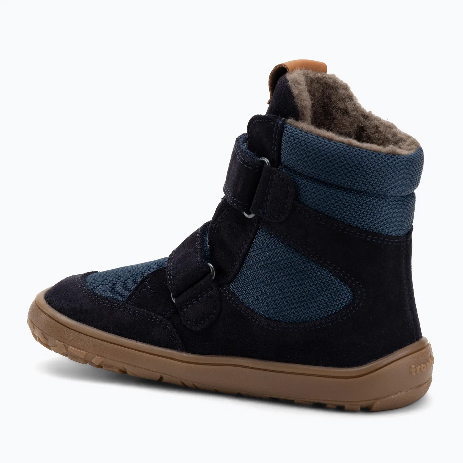 Детские зимние ботинки с высокой посадкой Froddo Tex Winter Barfuß-Schneestiefel, Froddo, Dunkelblau — фото 3
