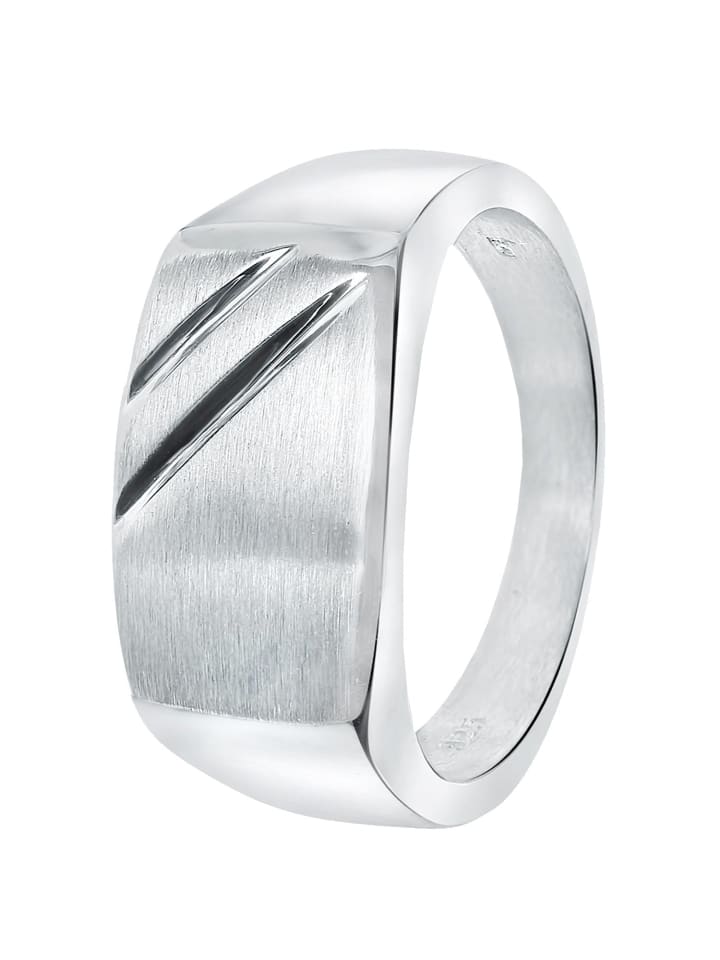 

Lucardi Прямоугольное кольцо из серебра 925 пробы