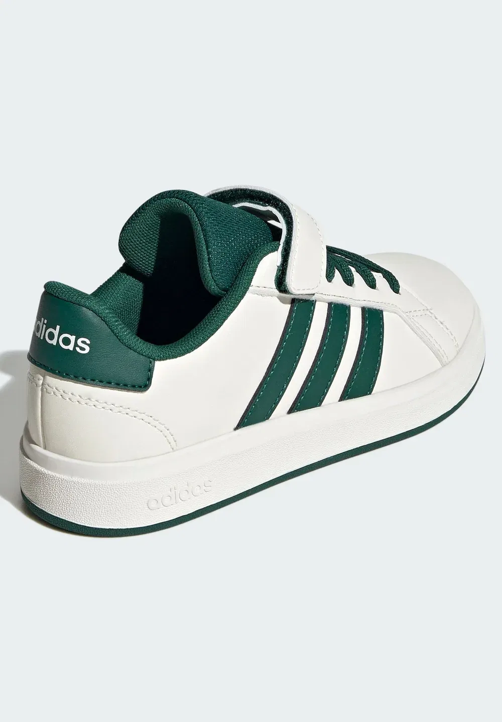 Deporte grand court 2.0 - теннисные кроссовки для грунтовых кортов Adidas Sportswear, Off White Collegiate Green Core Black — фото 4