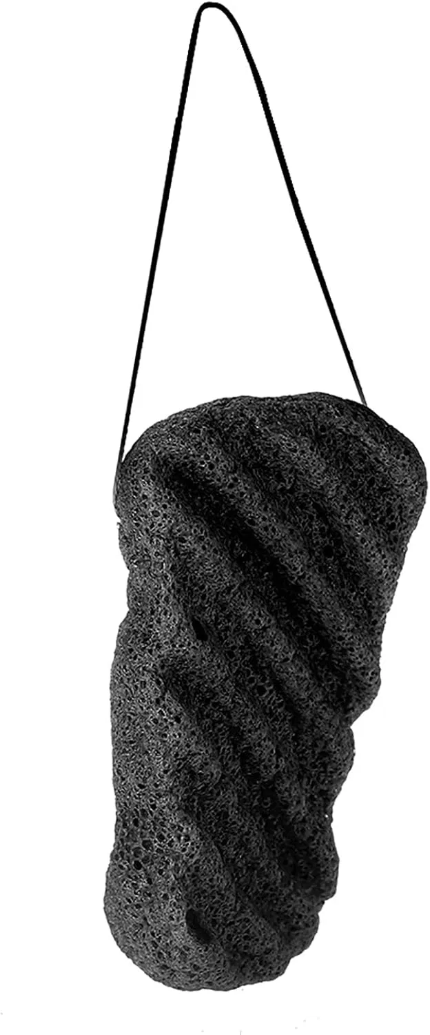 Спонж для лица Konjac, 4 шт, Черный Generic