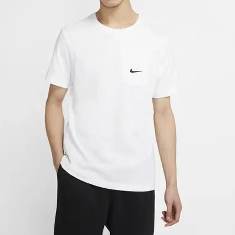 Футболка с коротким рукавом с принтом Pocket Air Logo Nike, белый — фото 2
