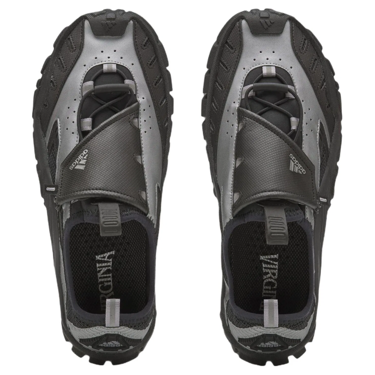 Детские кроссовки унисекс Adidas Watermoc, Black/Gray — фото 4