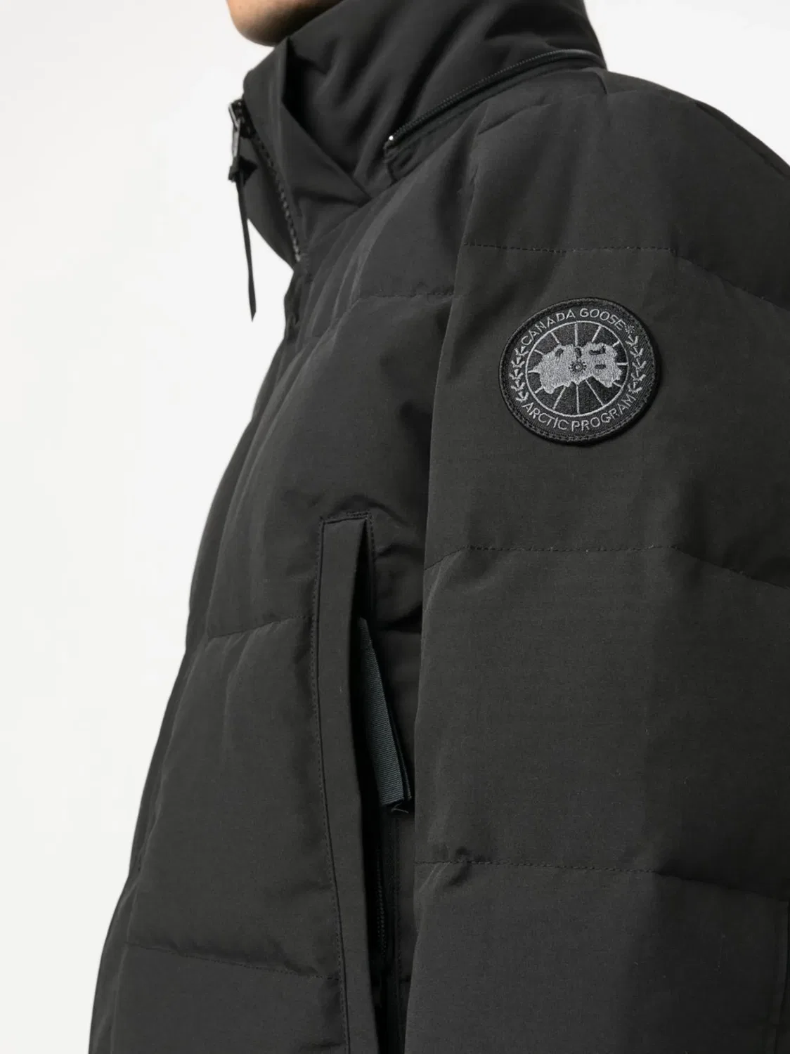 Парка Wyndham черная Canada Goose, черный — фото 3