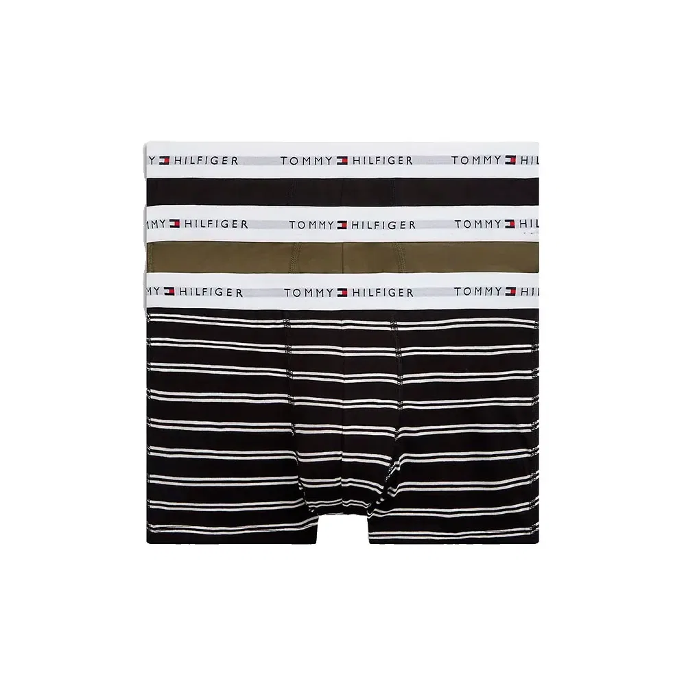 Трусы боксеры 3 шт Tommy Hilfiger, коричневый
