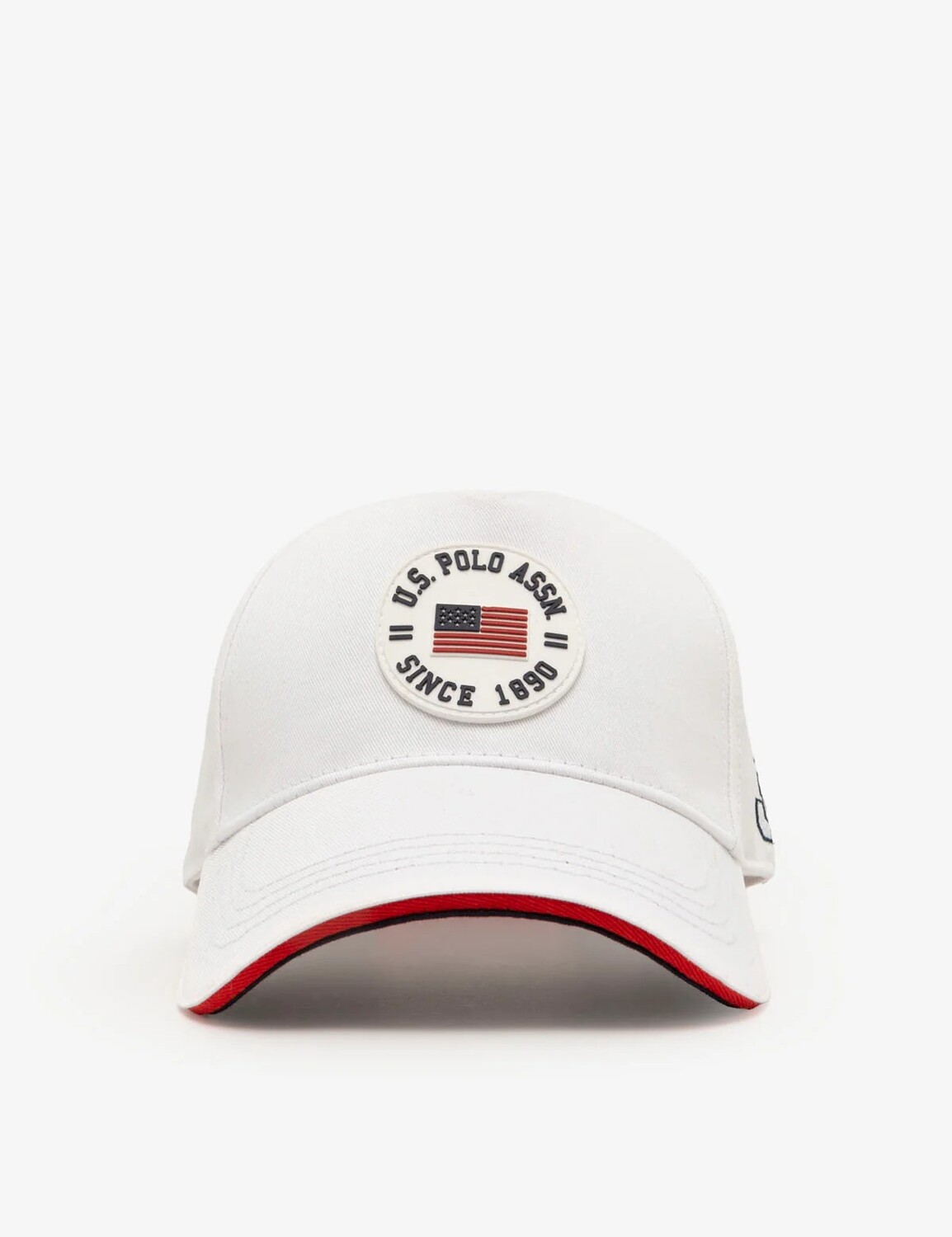 

Бейсболка U.S. Polo Assn. Mens Uspa Circle Rubber Logo, белый