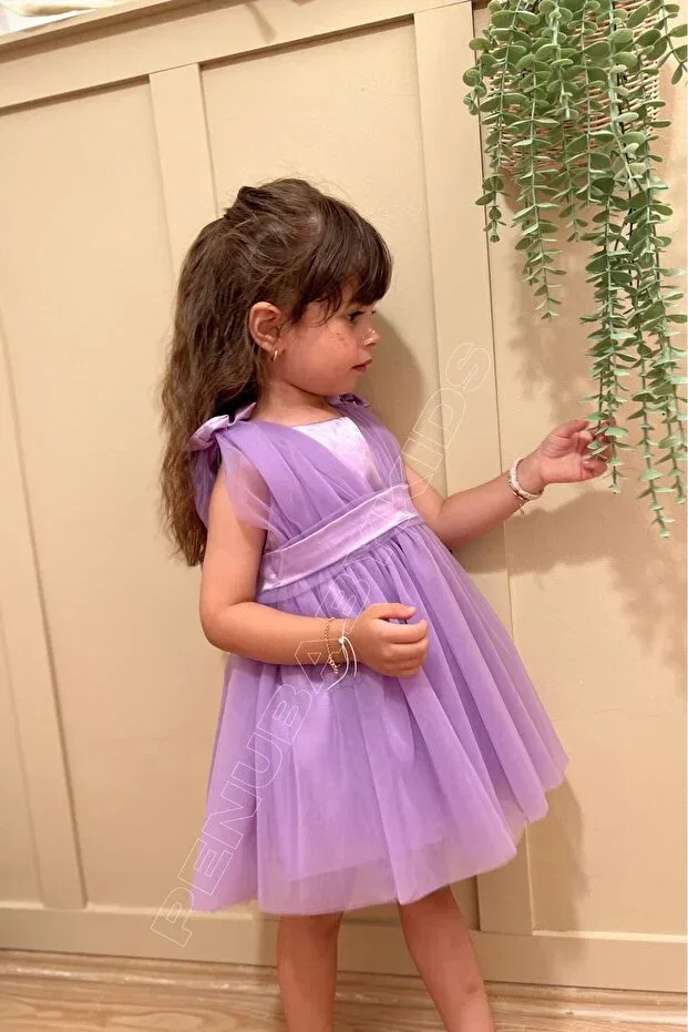 Детское платье для девочек без рукавов Penu Baby Kids, Lilac — фото 2
