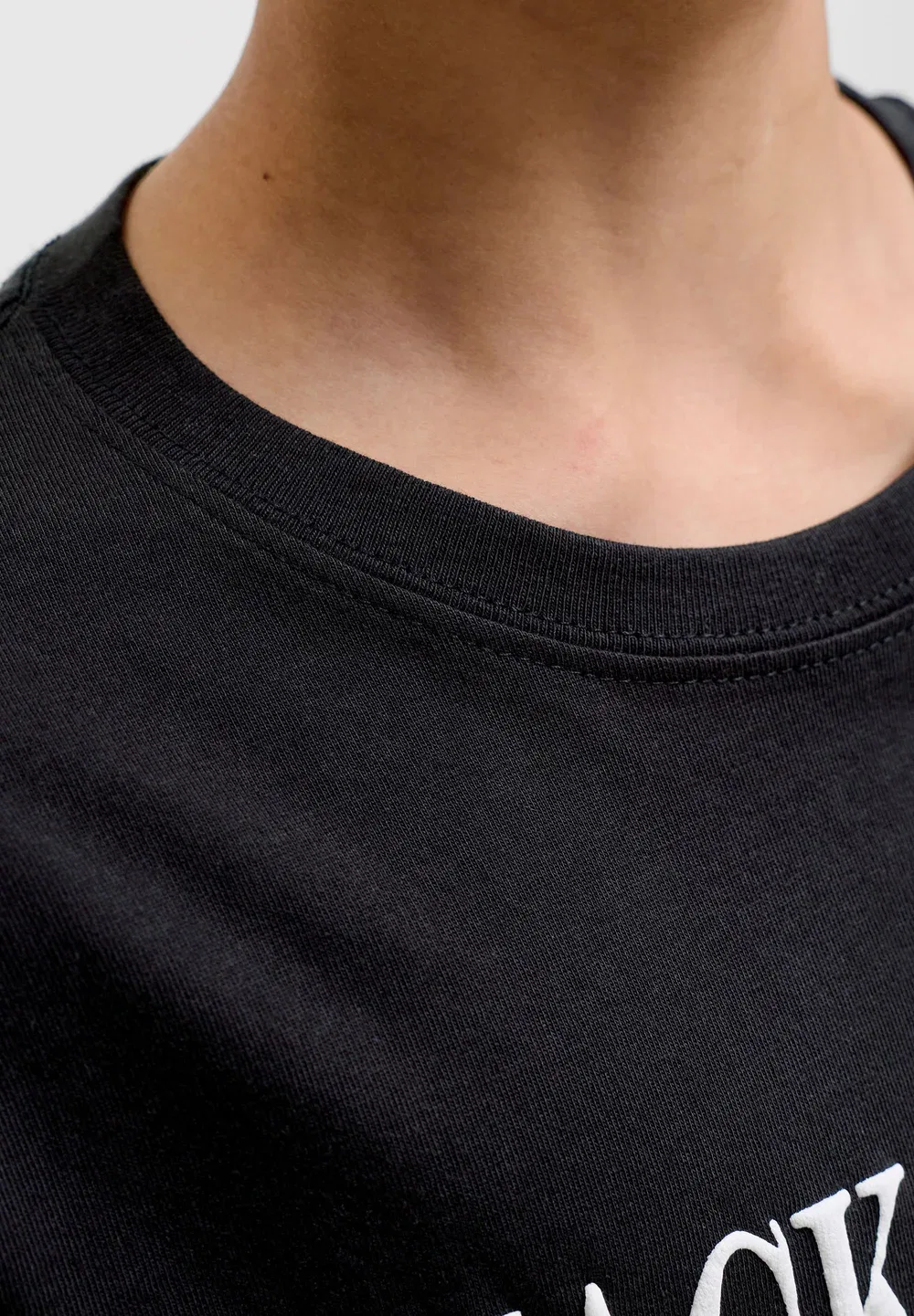 Футболка с длинными рукавами Jorfrederiksberg graphic box tee ls jnr - топ с длинными рукавами Jack & Jones Junior, Black Detail Jj — фото 4