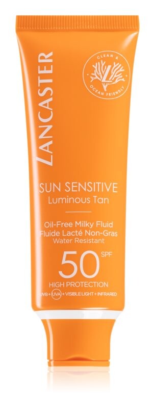 

Солнцезащитный крем для лица SPF 50 Lancaster Sun Sensitive Oil-Free Milky Fluid