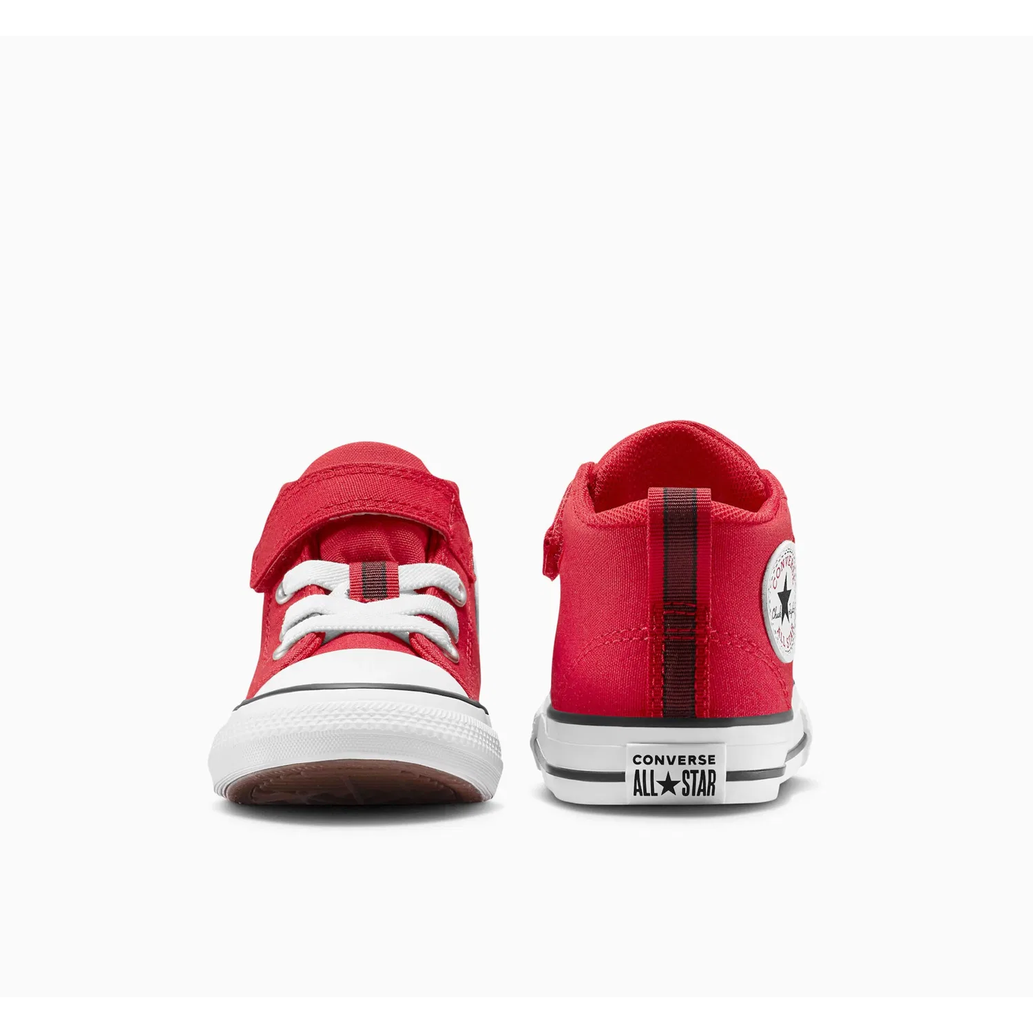 Детские кеды высокие с круглым носком Converse, Red/White/Black — фото 4