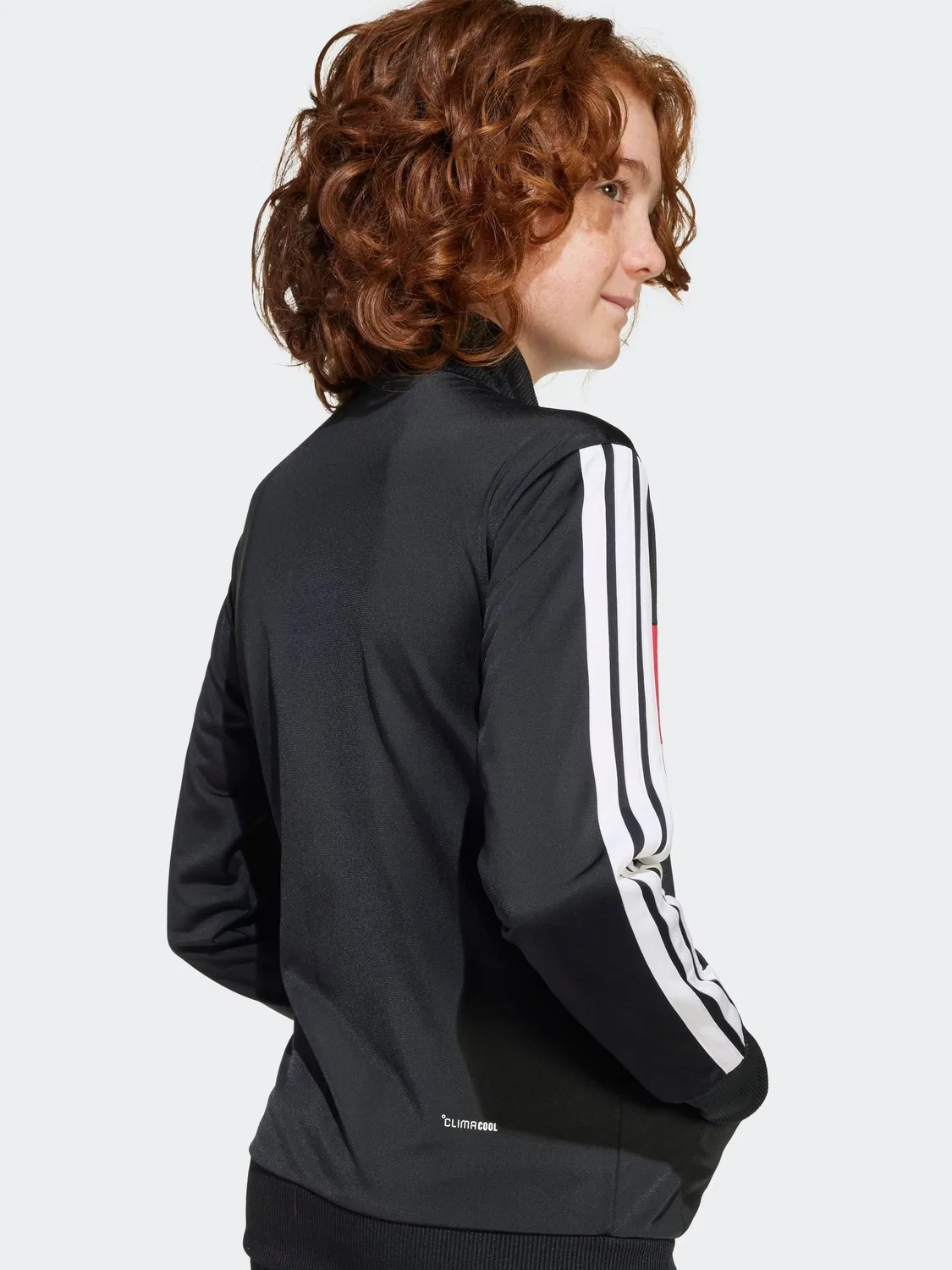 Спортивный костюм Tiberio 3-Stripes Tricot adidas, черный/красный — фото 4
