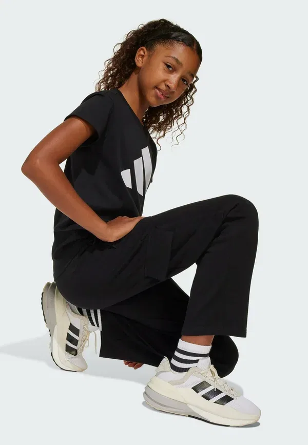 Брюки-карго Adidas Performance, белый/черный — фото 4