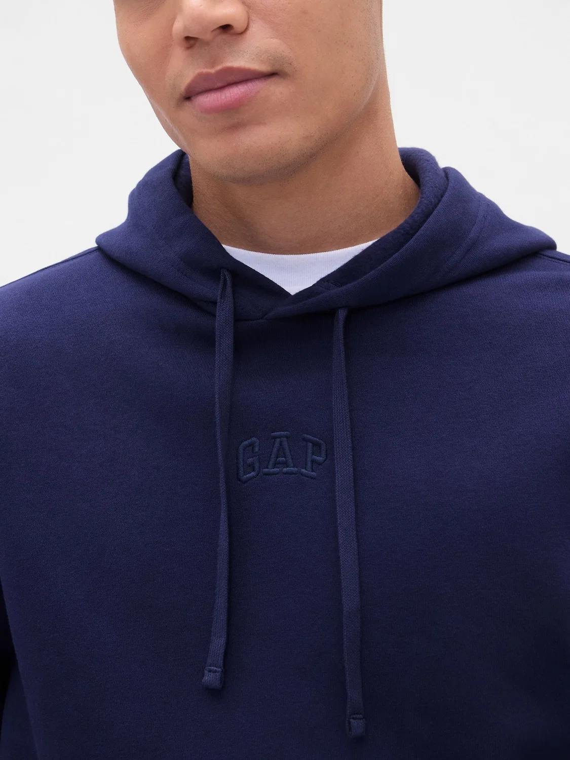 Худи, свободная посадка, Relaxed Mini-Logo Gap, синий — фото 4