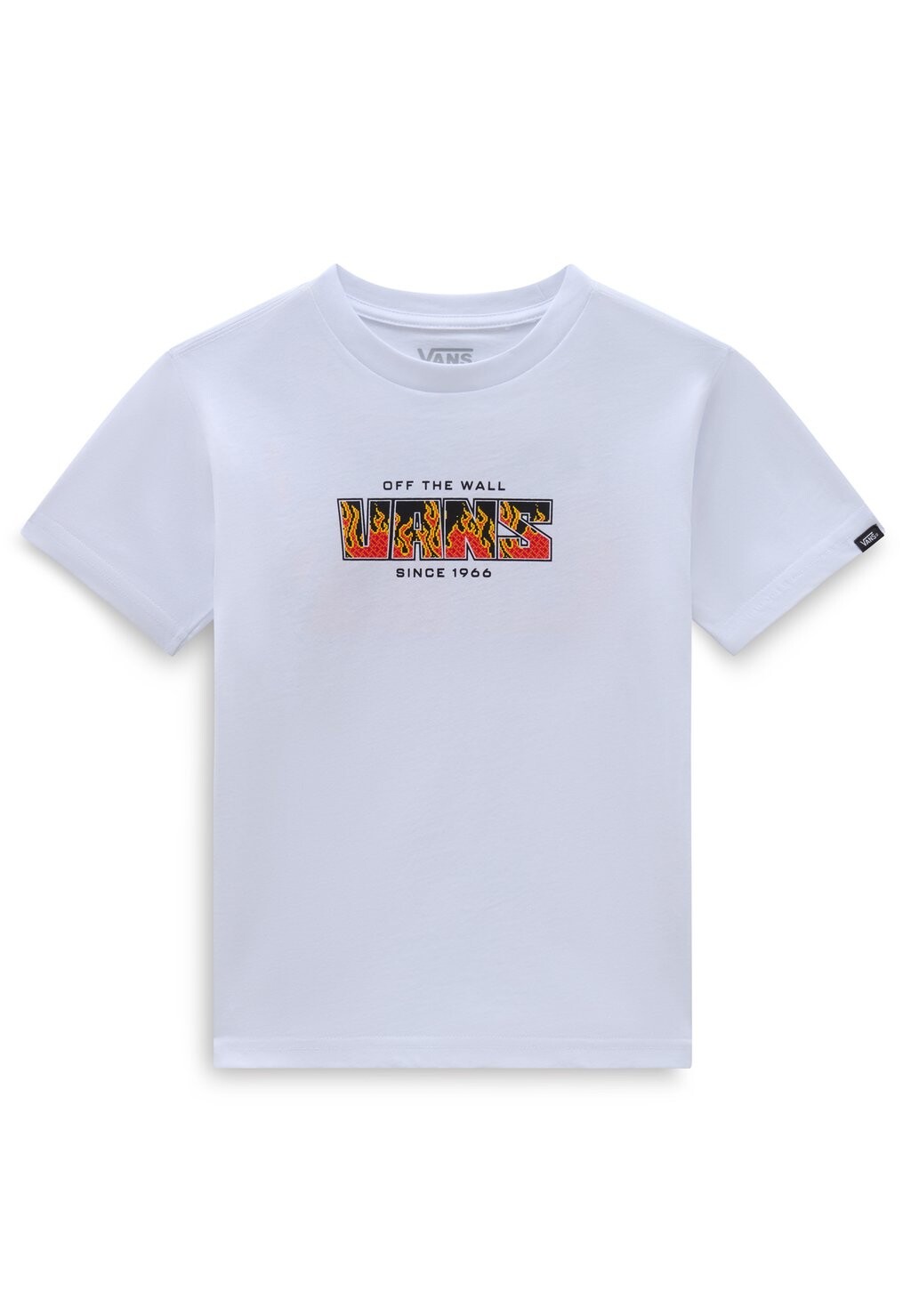 

Футболка с принтом DIGI FLAMES Vans, цвет white