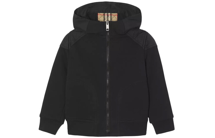 

Детское пальто Burberry, цвет черный