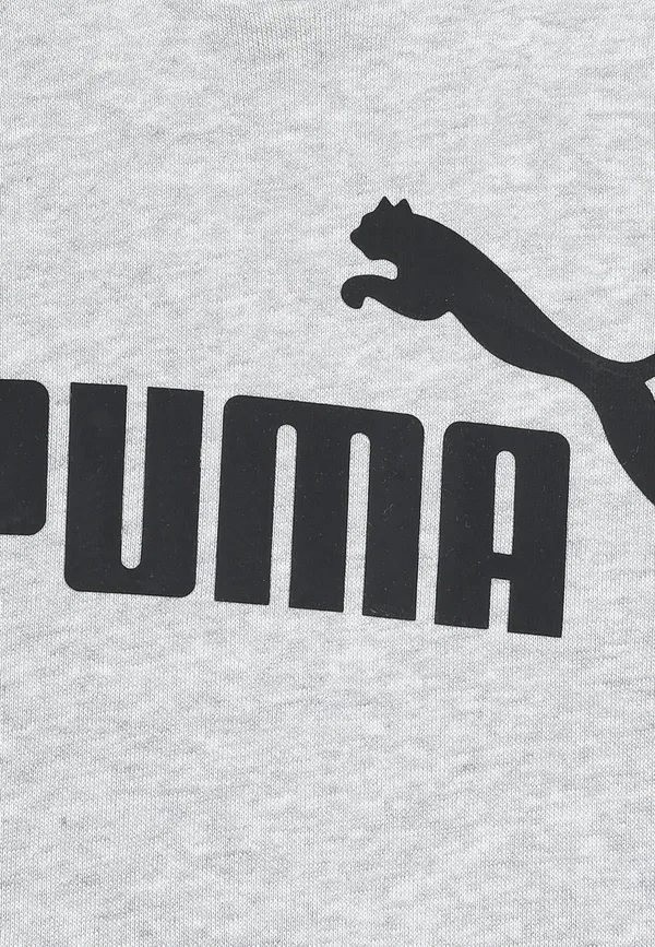 Худи с принтом Ess logo Puma, Light Gray Heather, светло-серый — фото 3
