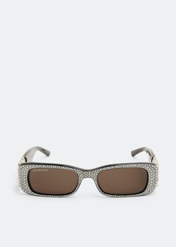 

Солнечные очки BALENCIAGA Dynasty rectangle sunglasses, серебряный