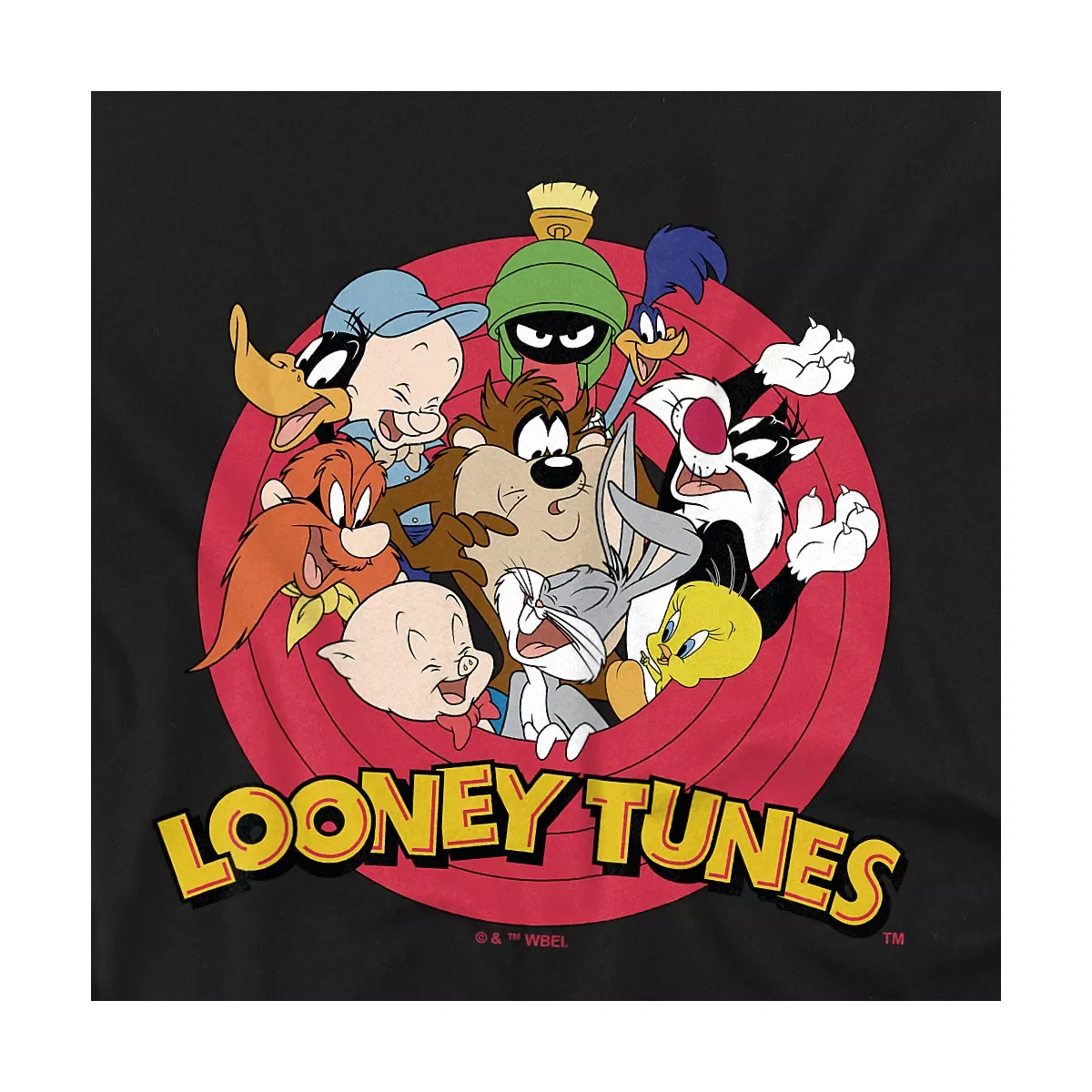 Детское боди с коротким рукавом Baby Looney Tunes Smaller Group Logo Looney Tunes, Black — фото 2