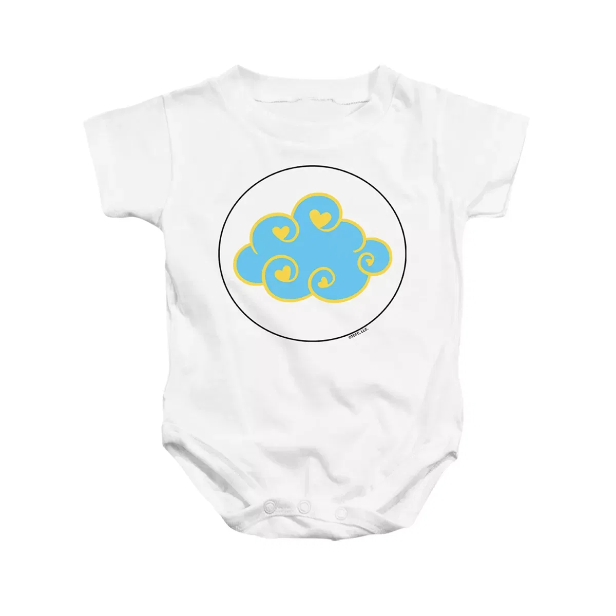 Детское боди-комбинезон с коротким рукавом Care Bears, White