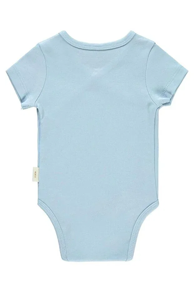 Детское боди для новорожденных хлопковый комплект 2 шт Civil Baby, Blue — фото 2