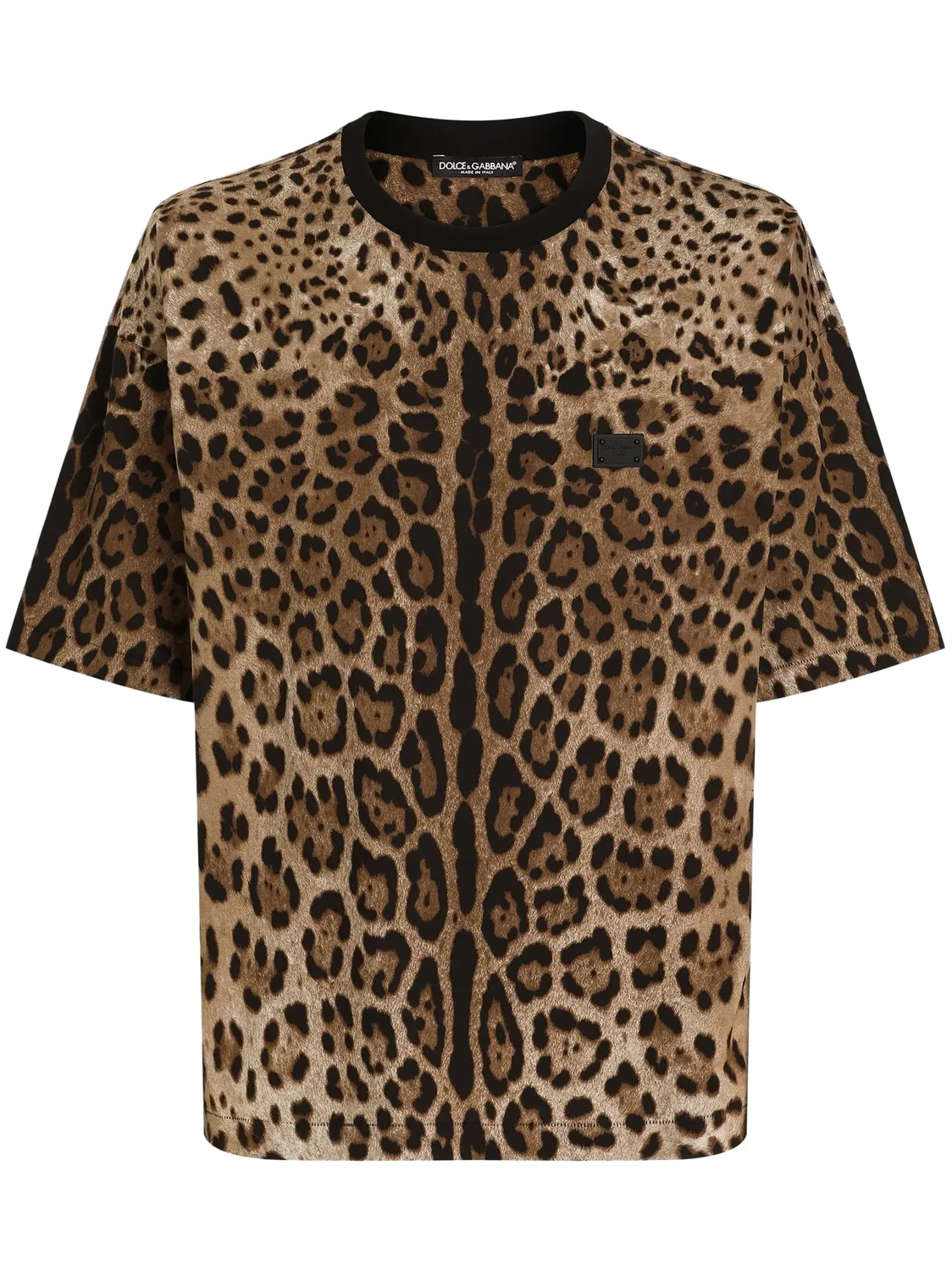 Dolce & Gabbana Футболка с леопардовым принтом