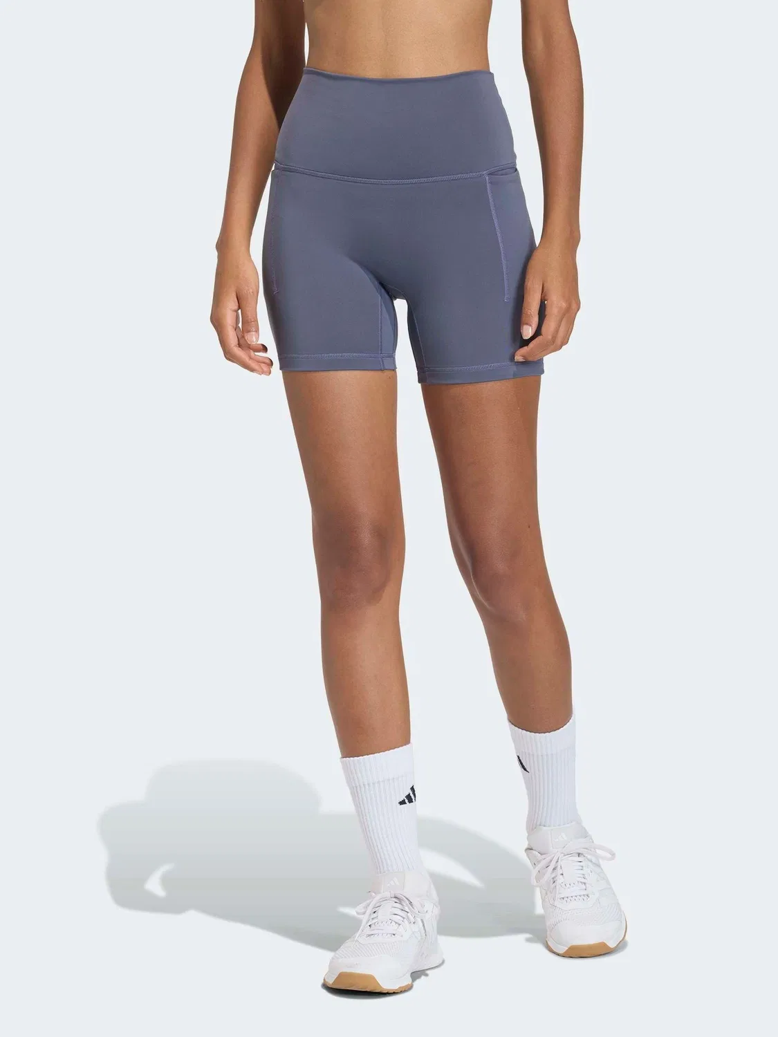 Леггинсы All Me Booty Short adidas, Серый