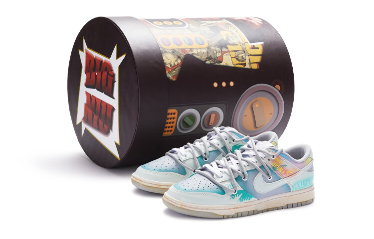 

Кроссовки Nike Dunk Skateboard Shoes Men Low-Top White Blue