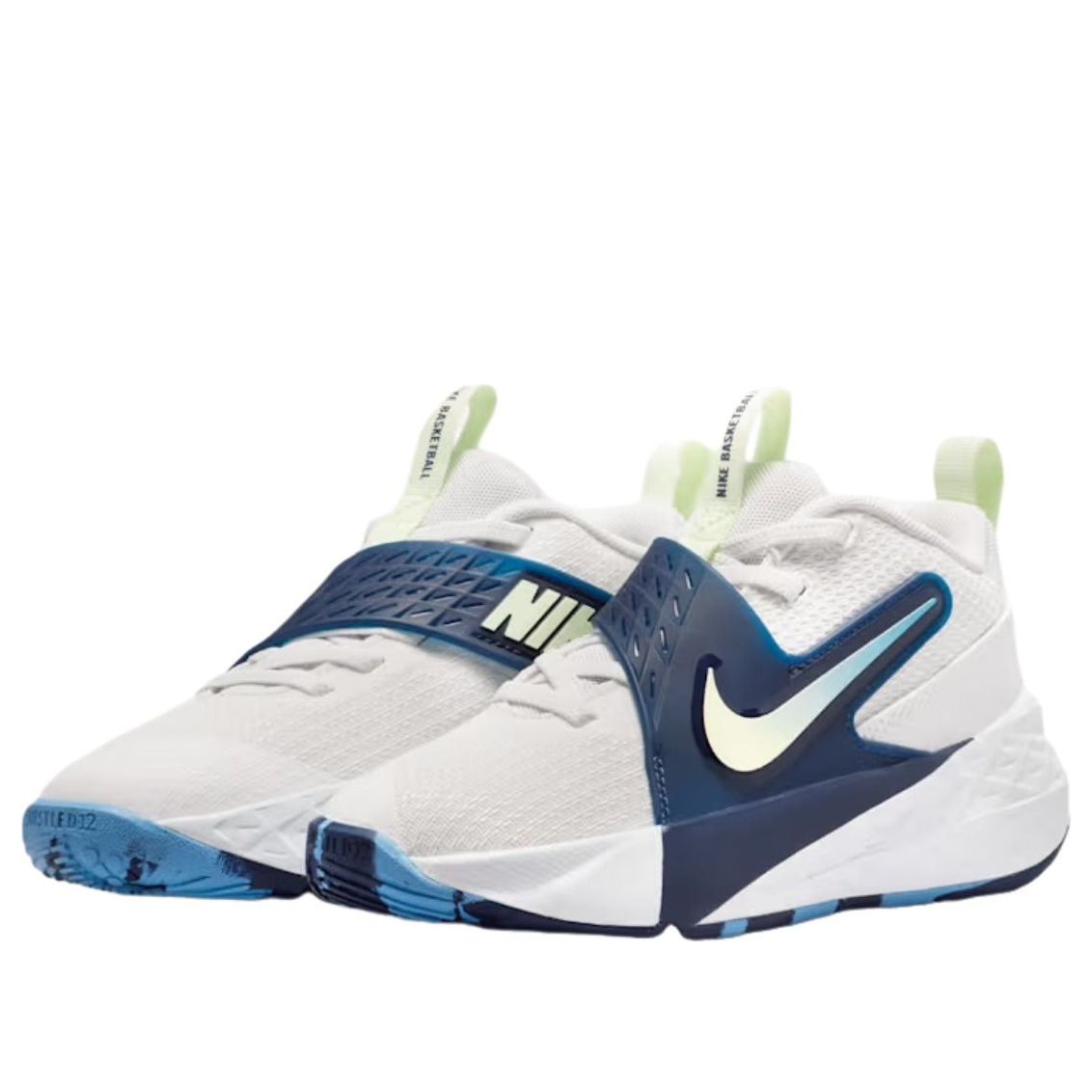 (PS) Кроссовки Nike Team Hustle D 12 'Summit White Midnight Navy' — фото 4